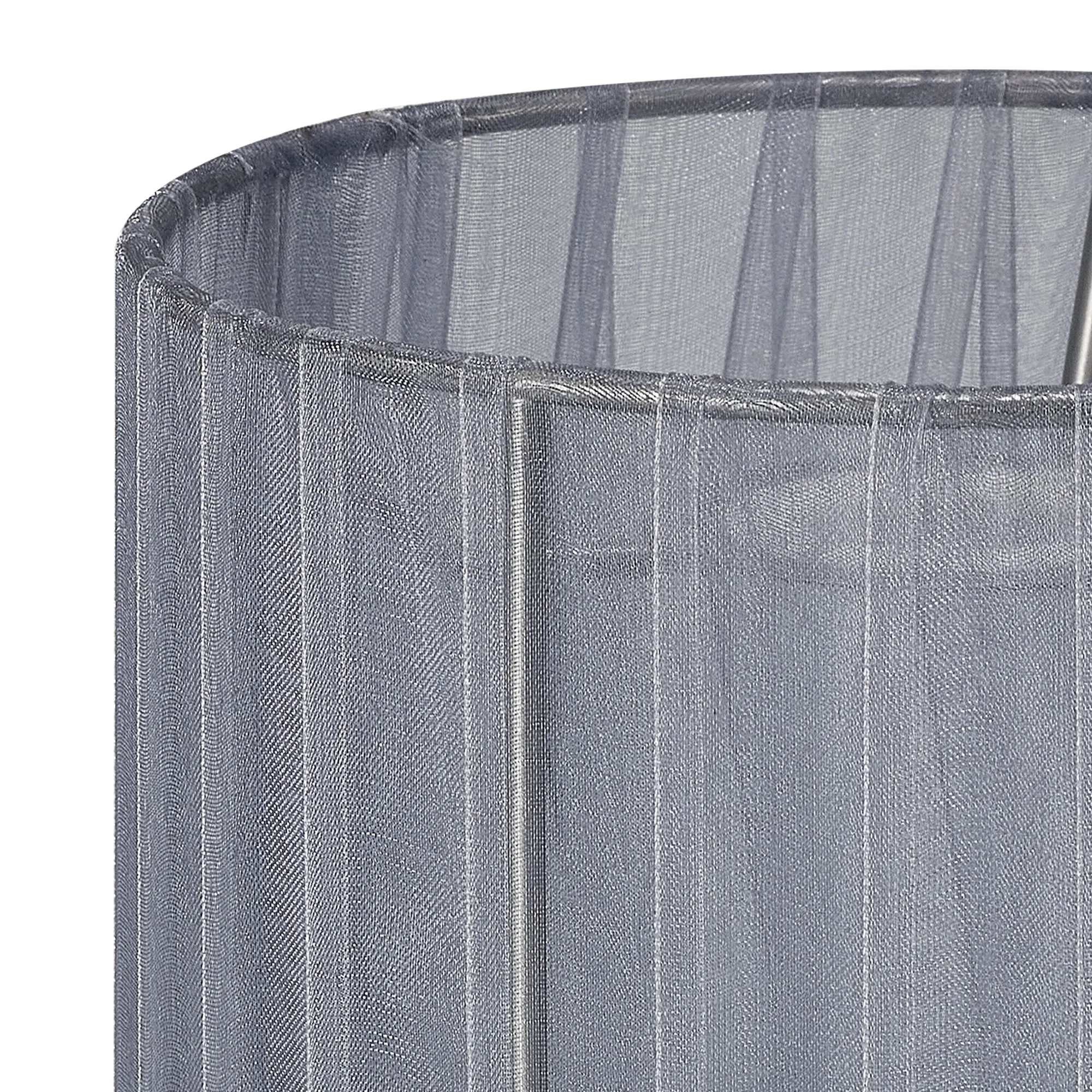Serena 16cm Organza Shade Grey D0873  Deco Serena